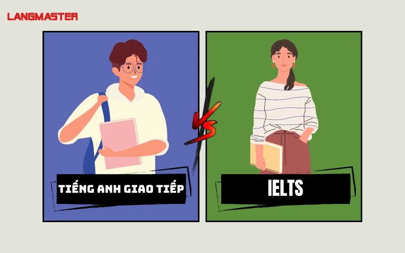 sự khác nhau giữa tiếng Anh giao tiếp và IELTS