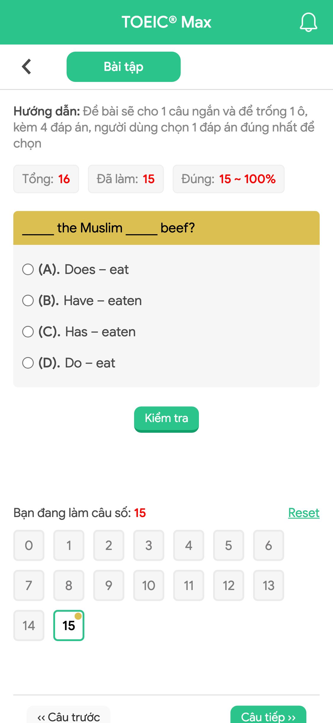 _____ the Muslim _____ beef?