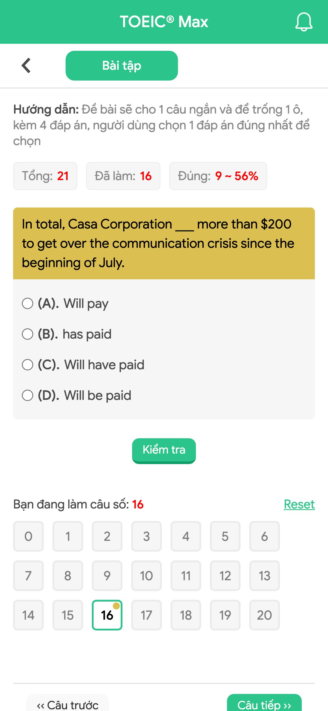 In total, Casa Corporation ___ more than $200 to get over the communication crisis since the beginning of July.