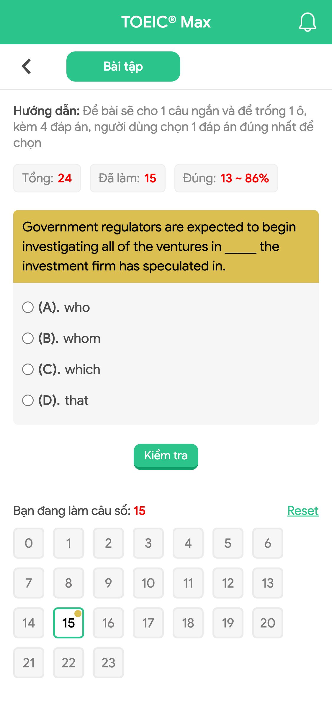 Government regulators are expected to begin investigating all of the ventures in _____ the investment firm has speculated in.