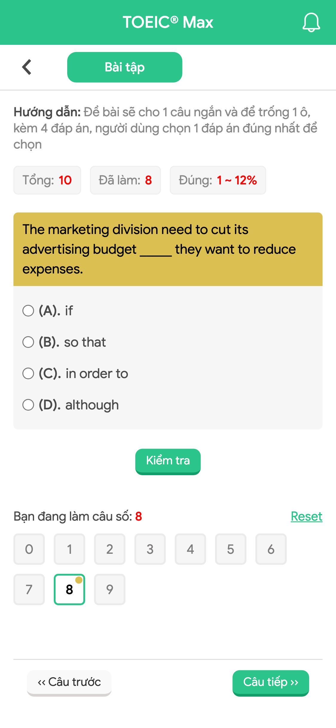 The marketing division need to cut its advertising budget _____ they want to reduce expenses.