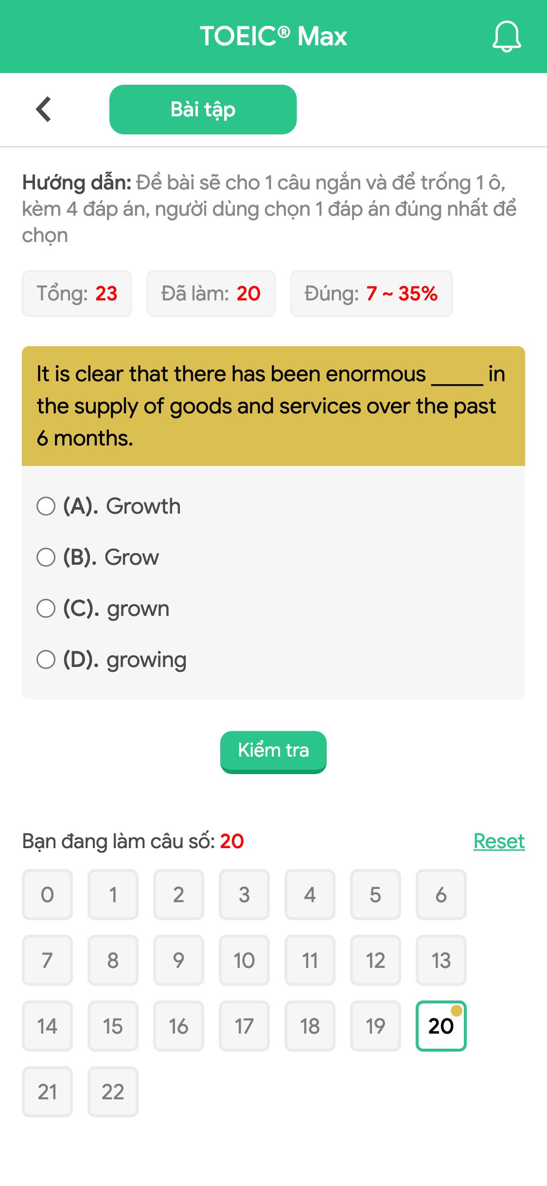 It is clear that there has been enormous _____ in the supply of goods and services over the past 6 months.