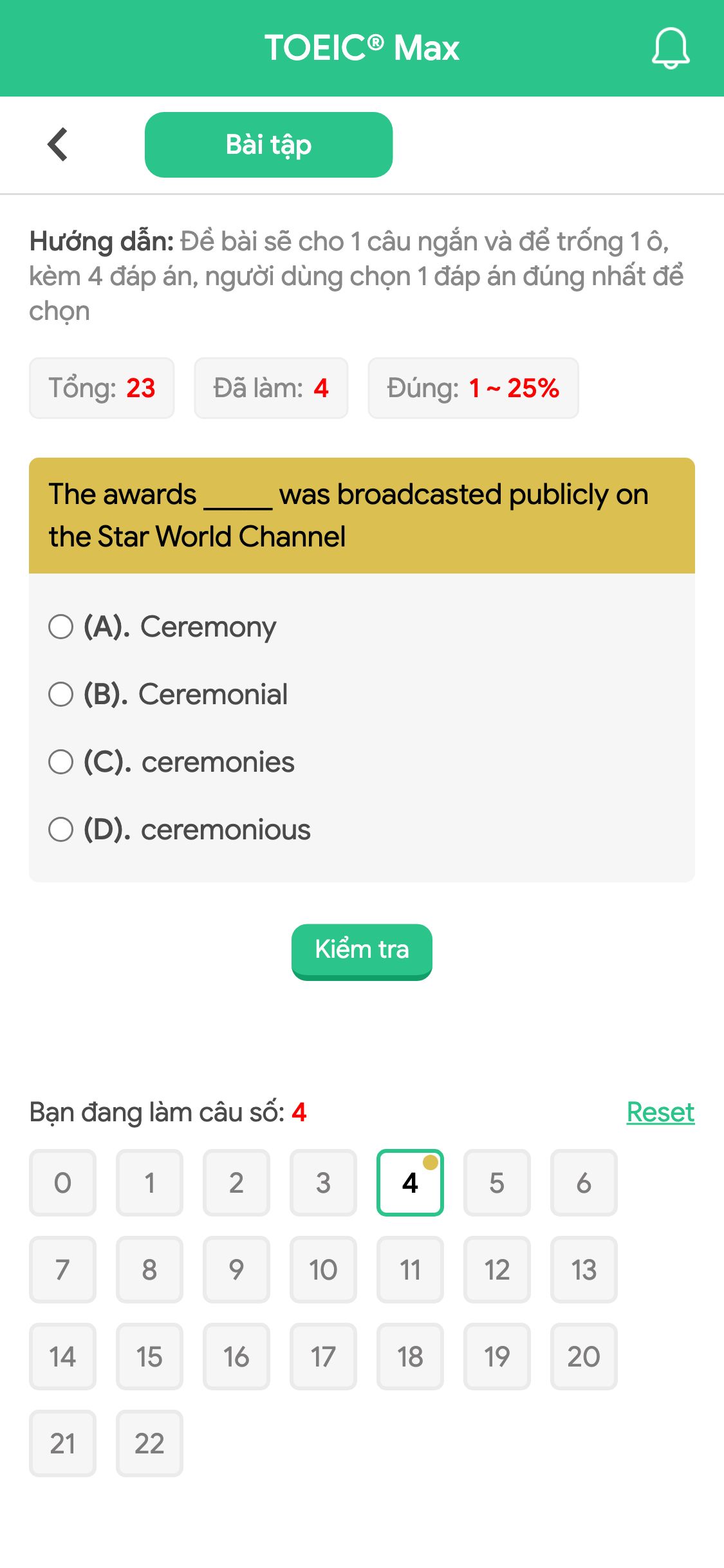 The awards _____ was broadcasted publicly on the Star World Channel