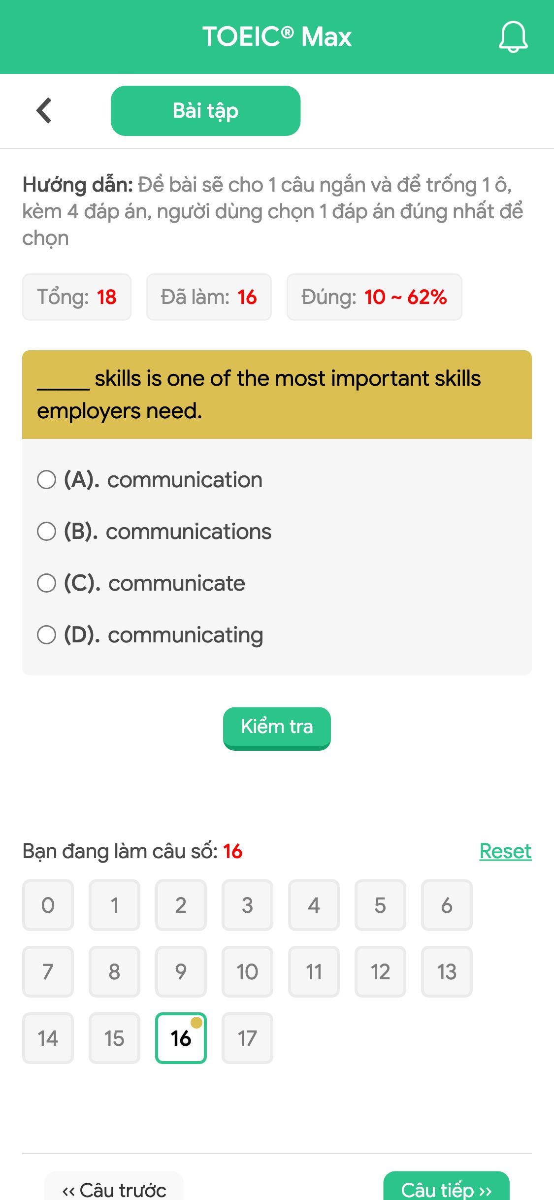 _____ skills is one of the most important skills employers need.