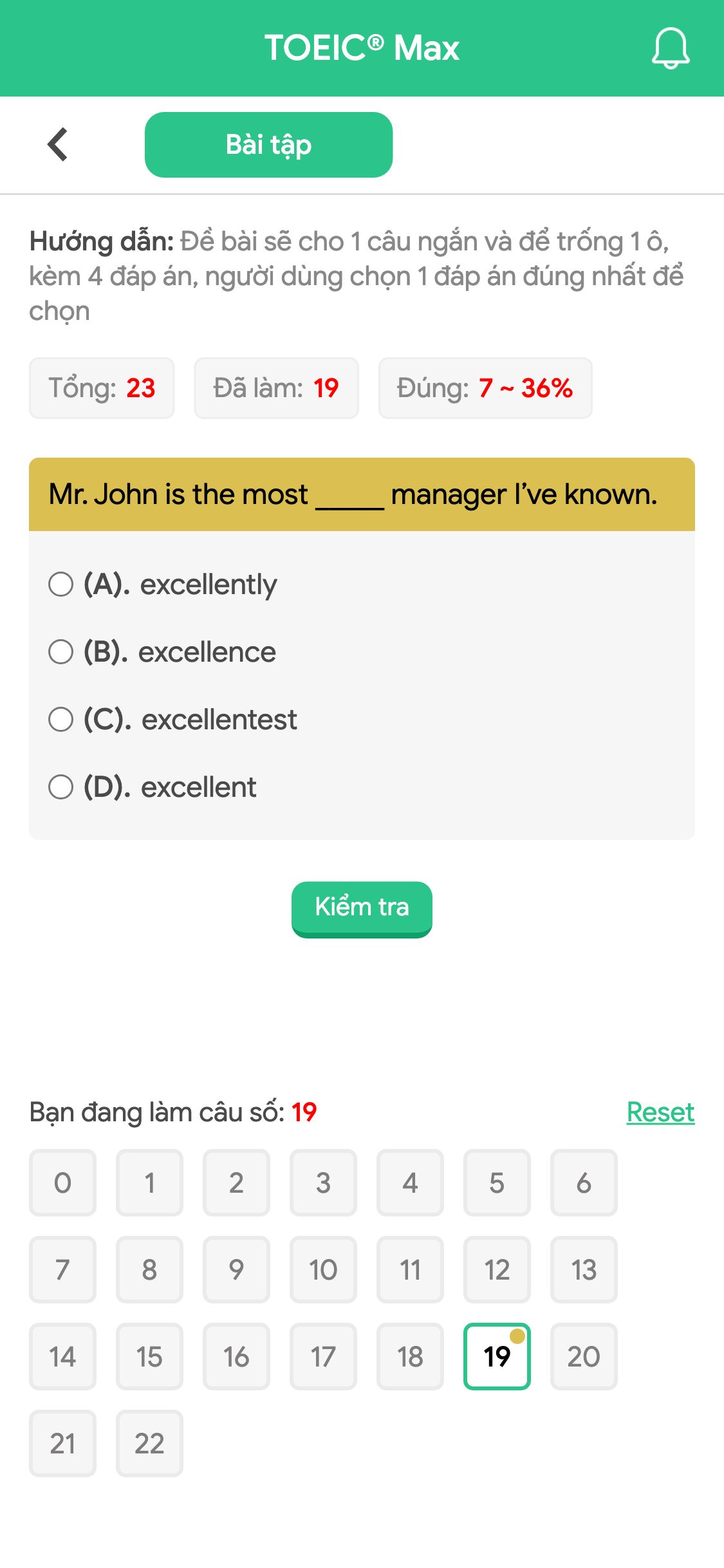 Mr. John is the most _____ manager I’ve known.