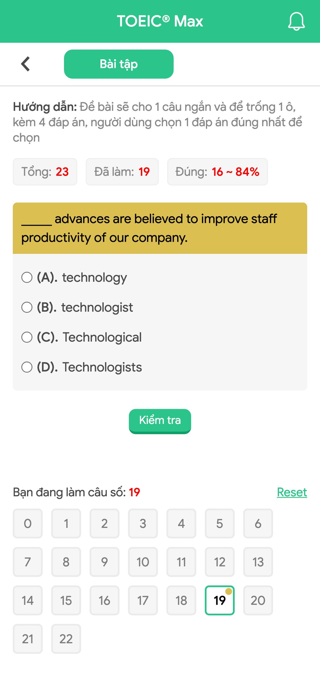 _____ advances are believed to improve staff productivity of our company.