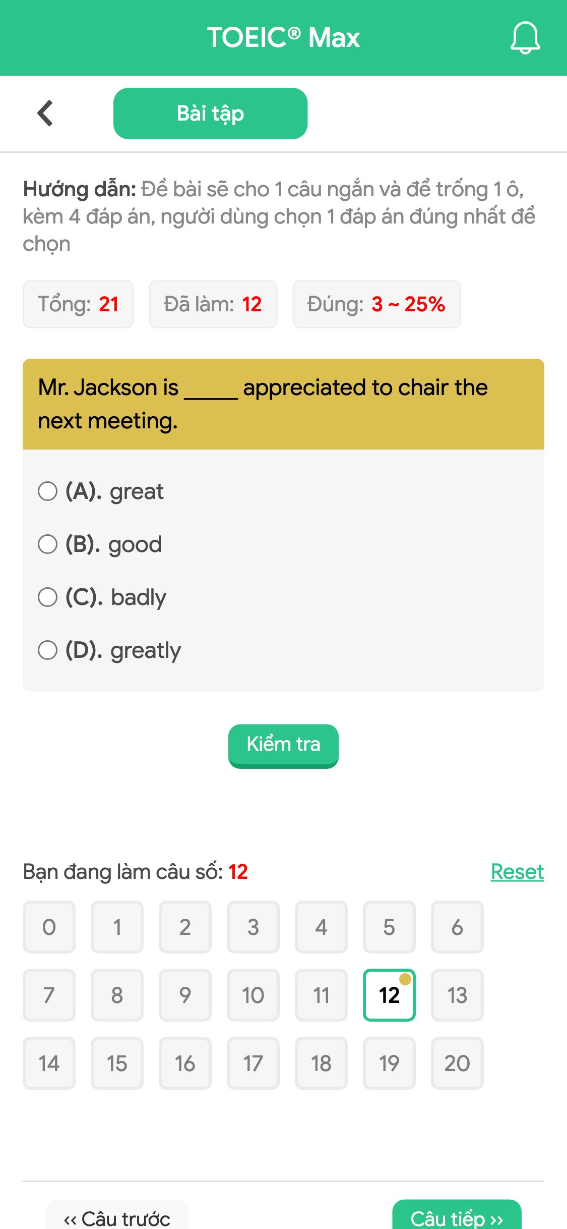 Mr. Jackson is _____ appreciated to chair the next meeting.