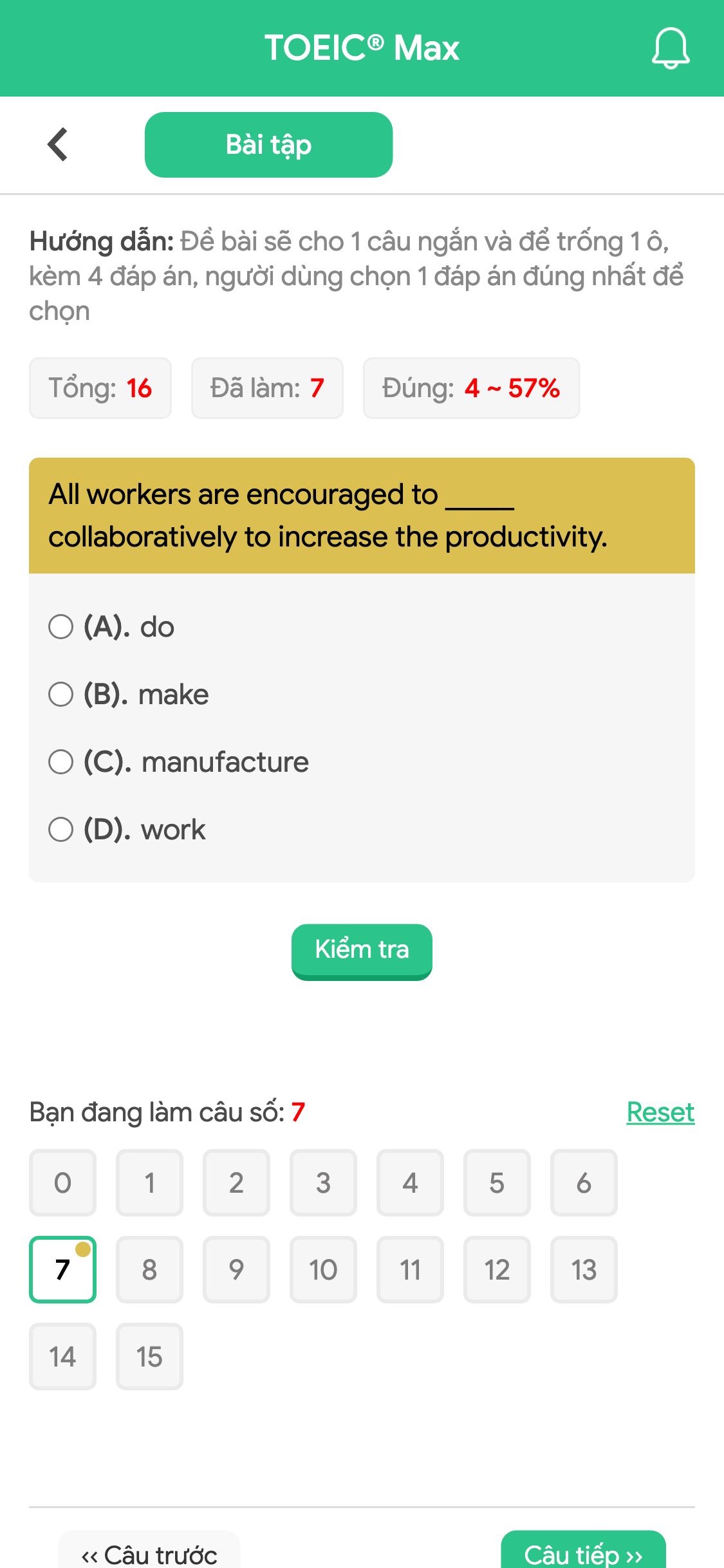 All workers are encouraged to _____ collaboratively to increase the productivity.