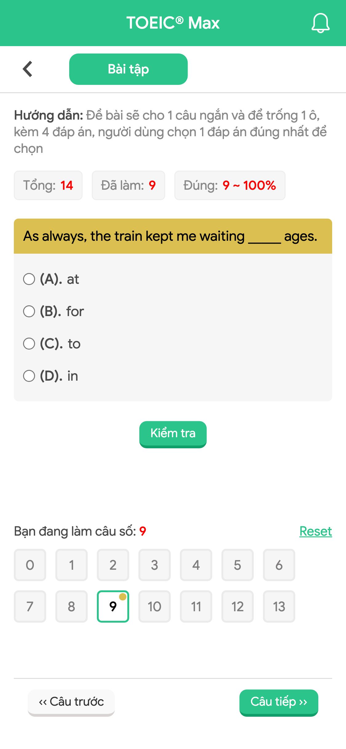 As always, the train kept me waiting _____ ages.