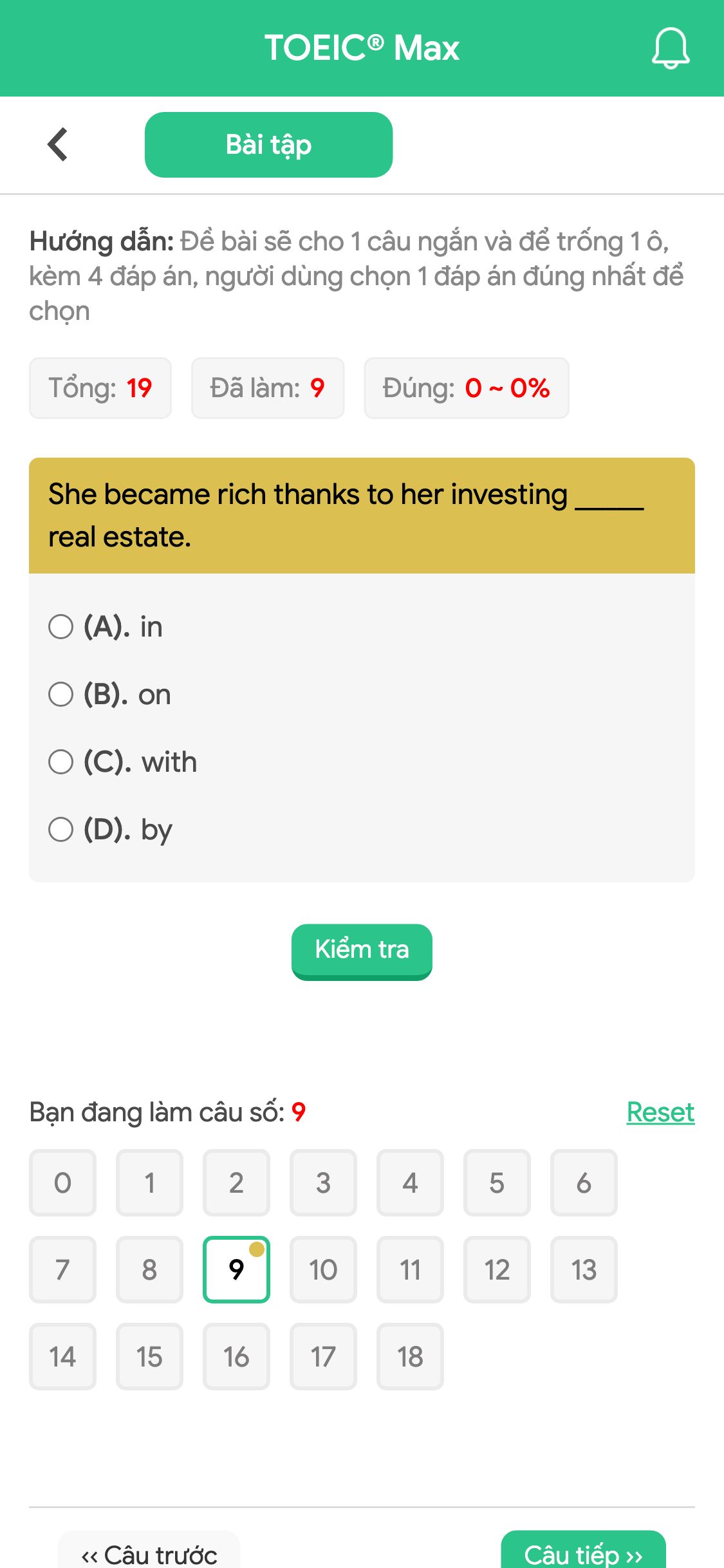 She became rich thanks to her investing _____ real estate.