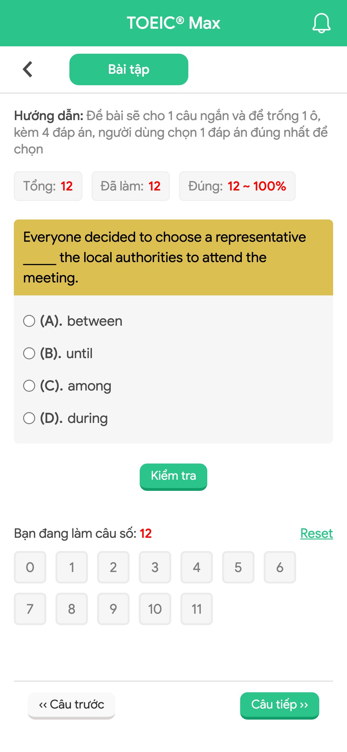 Everyone decided to choose a representative _____ the local authorities to attend the meeting.