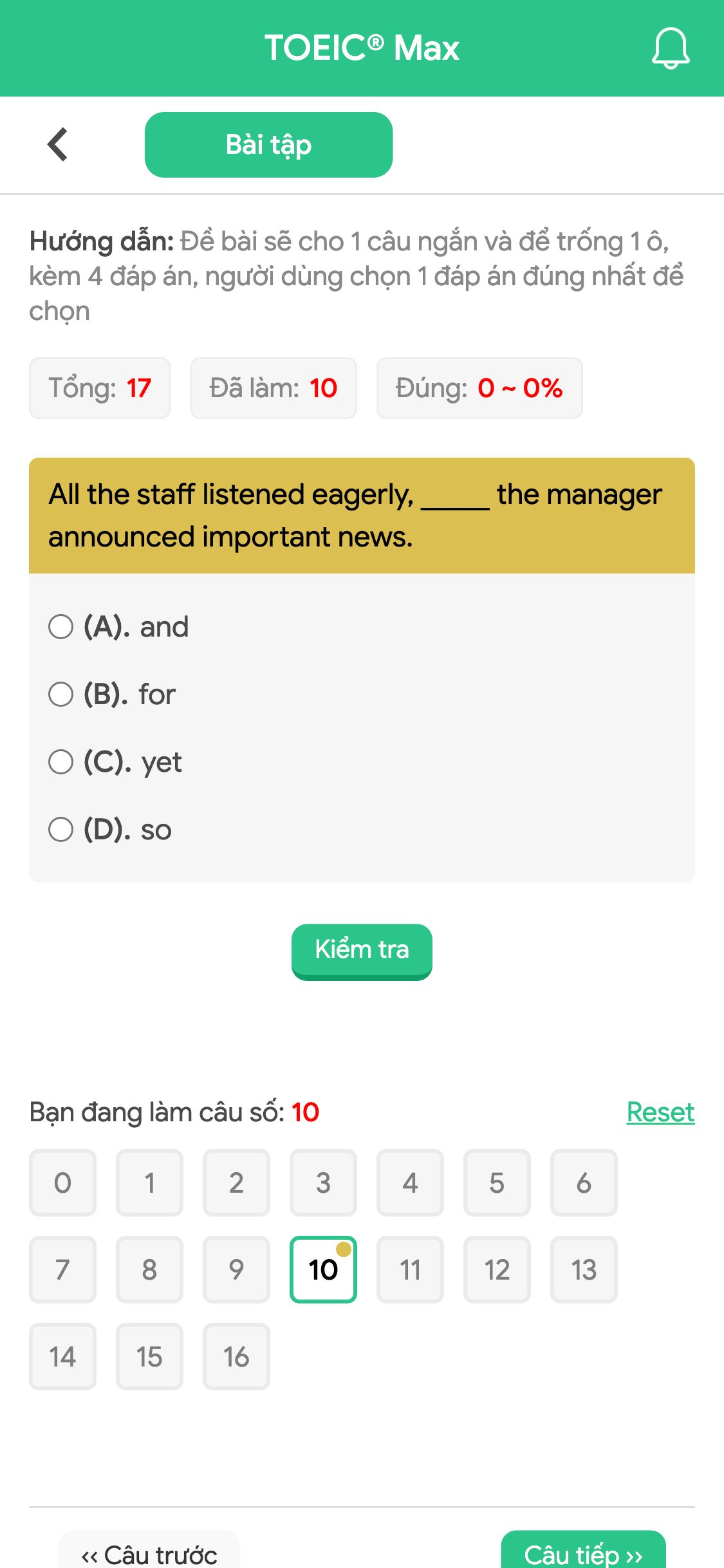 All the staff listened eagerly, _____ the manager announced important news.