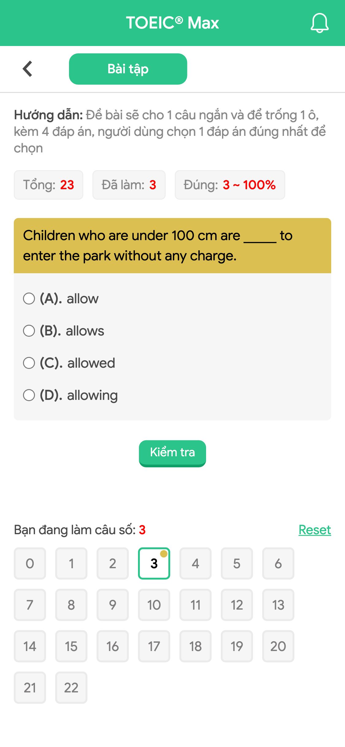 Children who are under 100 cm are _____ to enter the park without any charge.