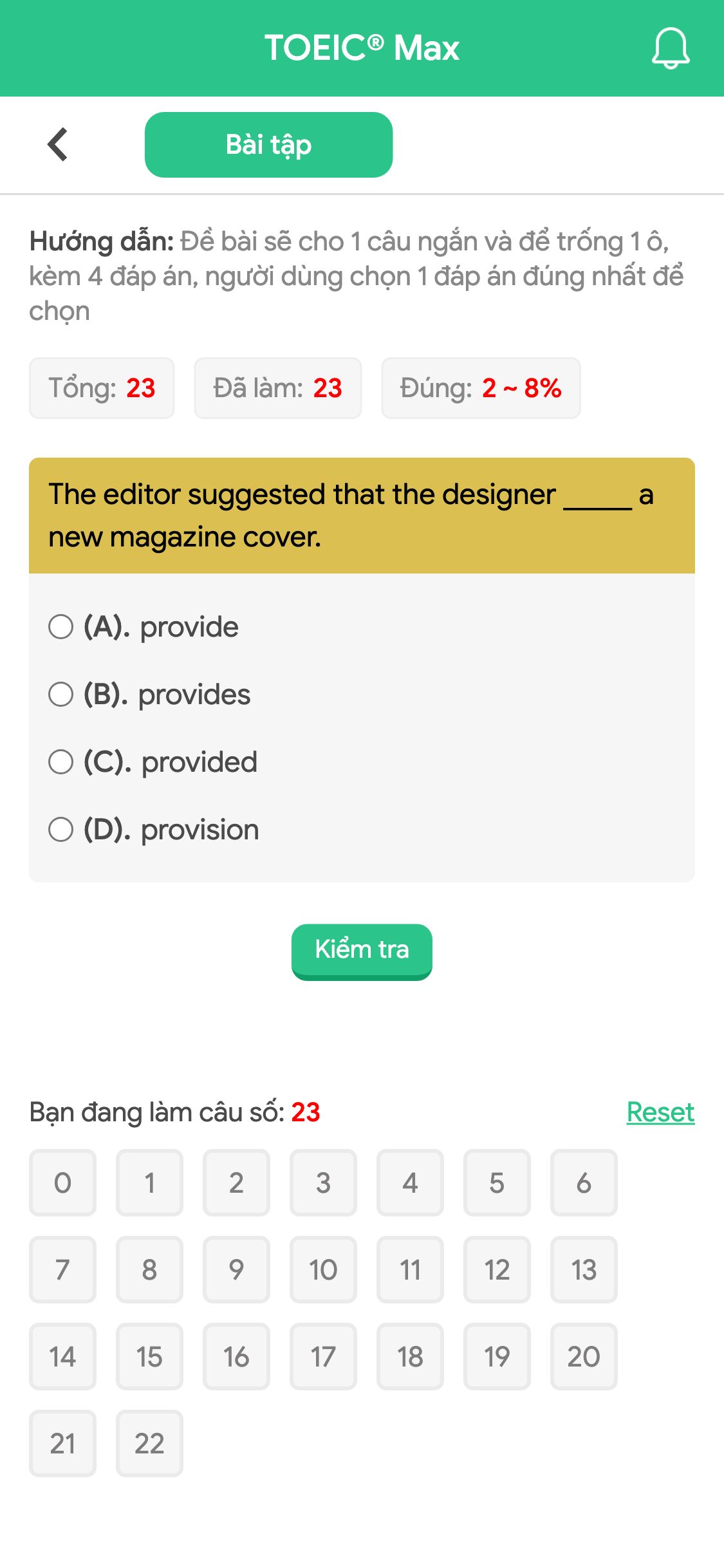 The editor suggested that the designer _____ a new magazine cover.