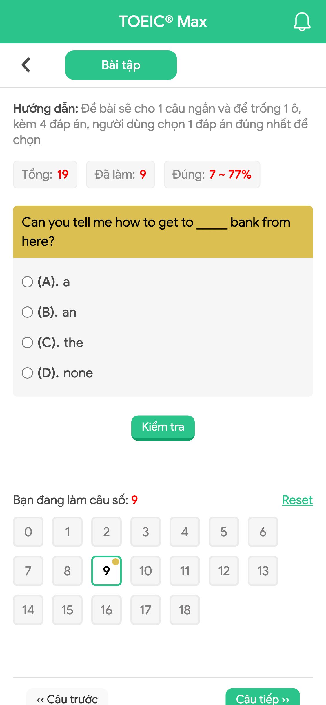 Can you tell me how to get to _____ bank from here?