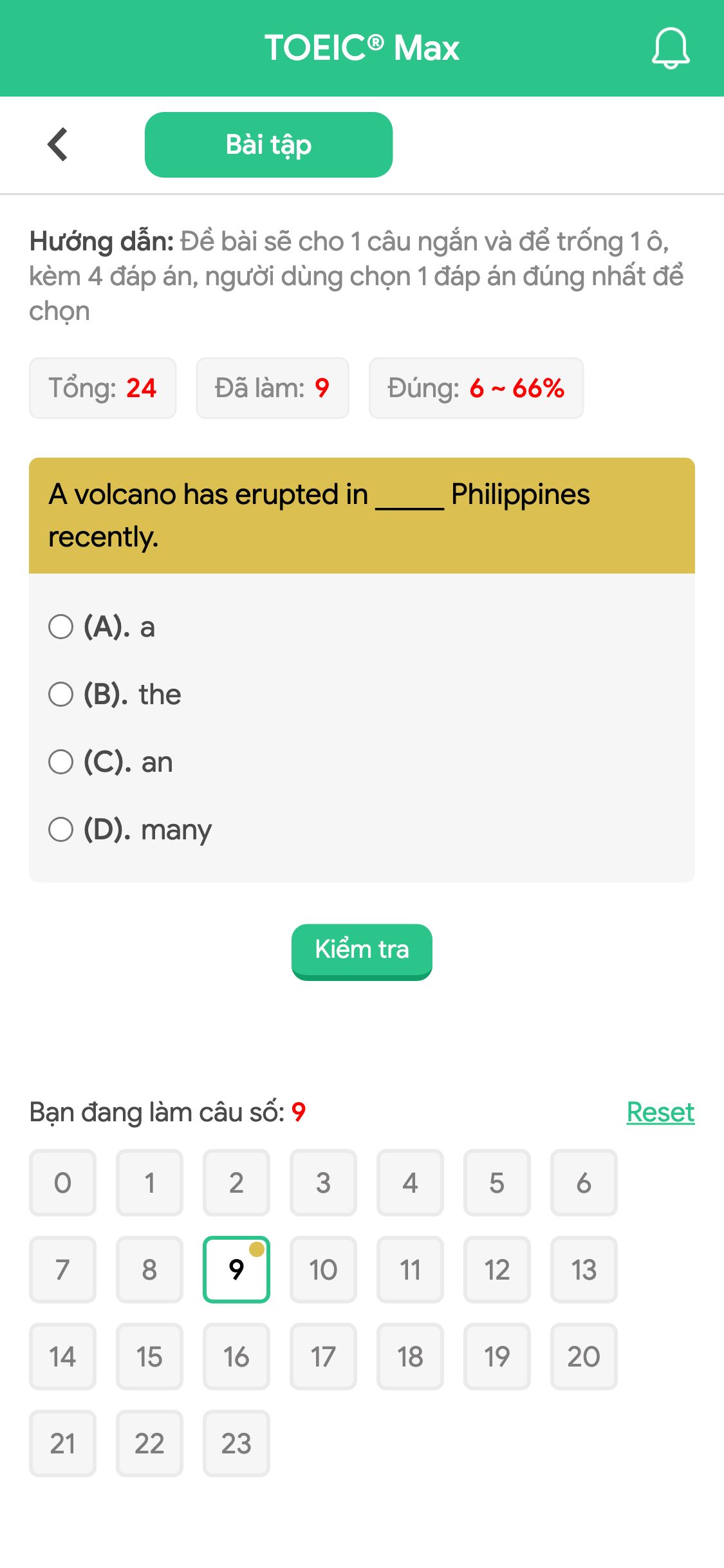 A volcano has erupted in _____ Philippines recently.