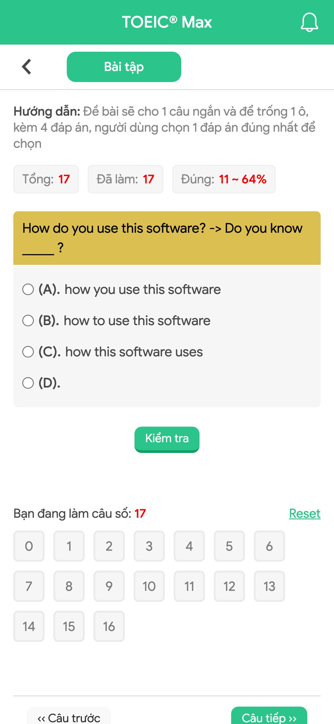 How do you use this software? -> Do you know _____ ?