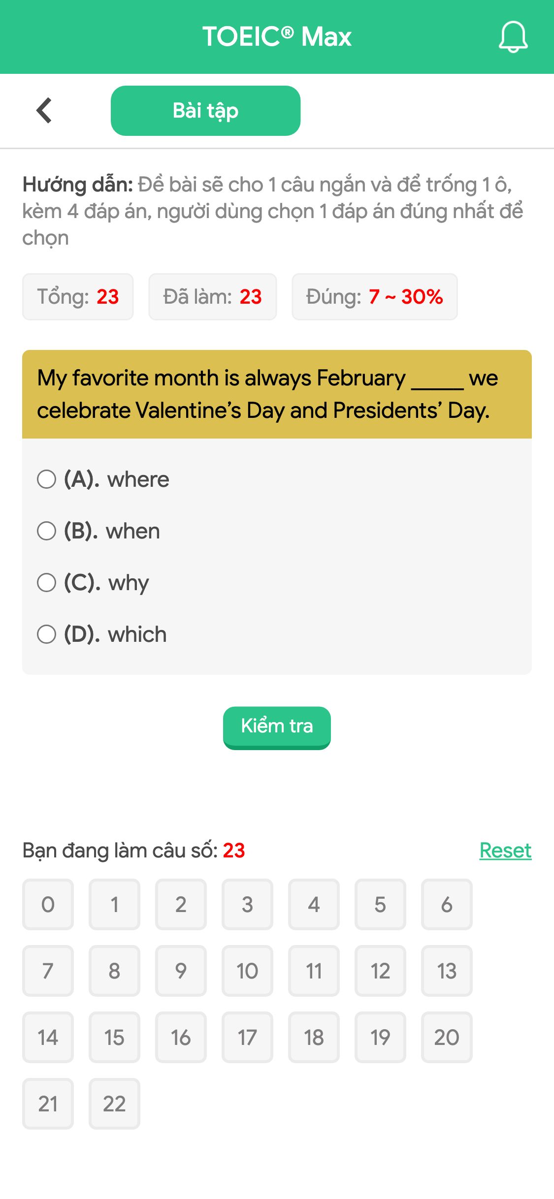 My favorite month is always February _____ we celebrate Valentine’s Day and Presidents’ Day.