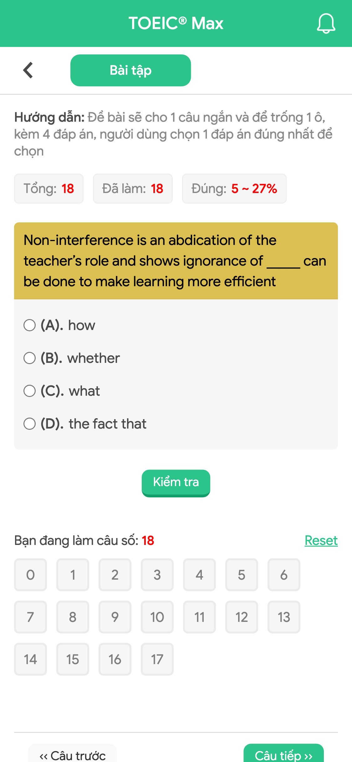 Non-interference is an abdication of the teacher’s role and shows ignorance of _____ can be done to make learning more efficient