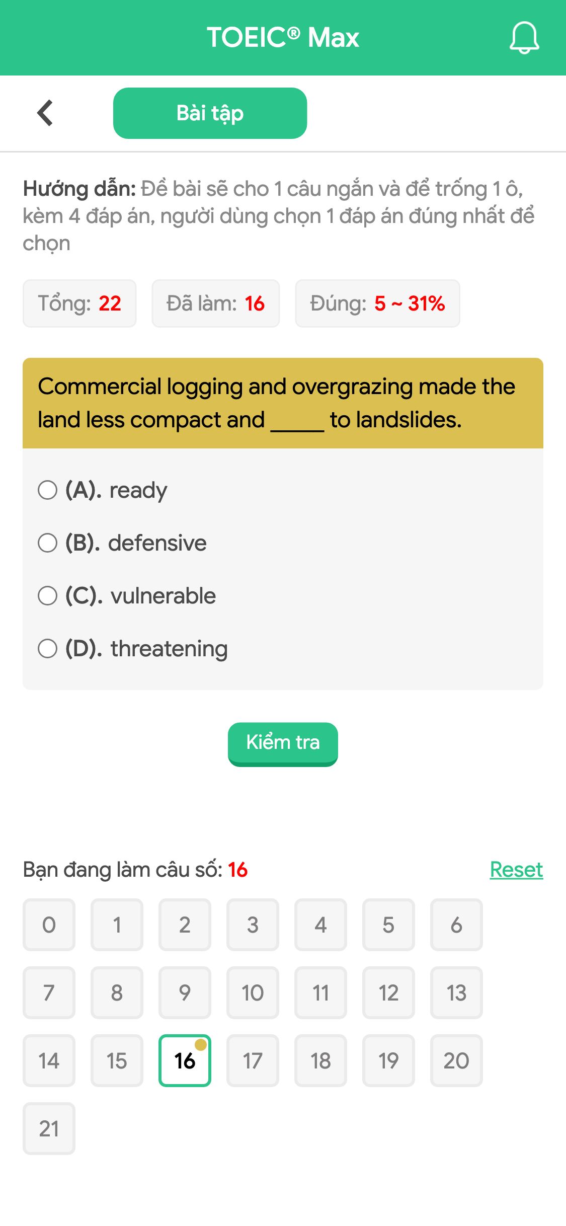 Commercial logging and overgrazing made the land less compact and _____ to landslides.