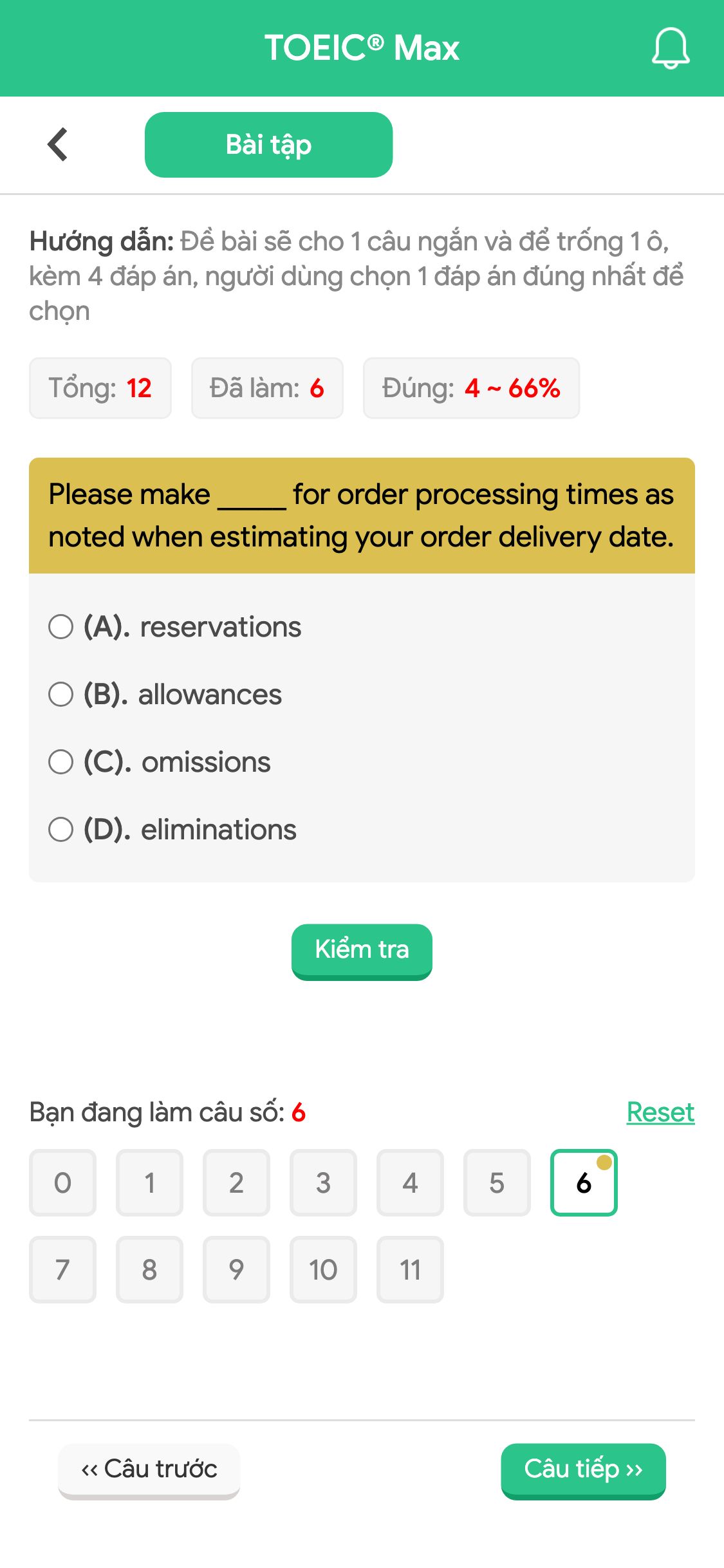 Please make _____ for order processing times as noted when estimating your order delivery date.