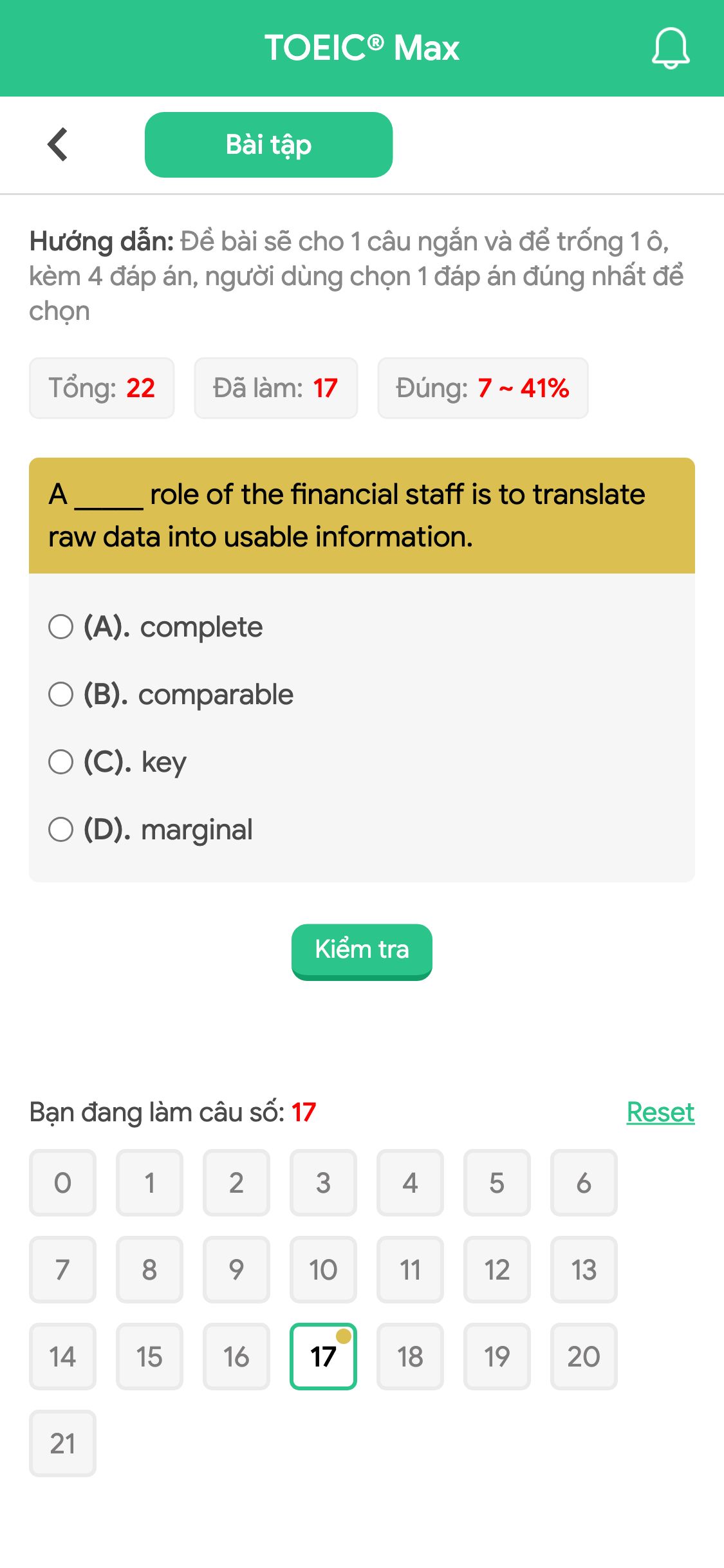 A _____ role of the financial staff is to translate raw data into usable information.