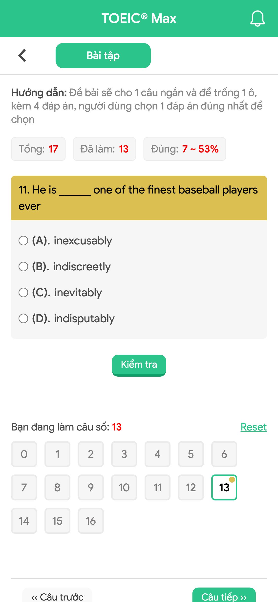11. He is ______ one of the finest baseball players ever