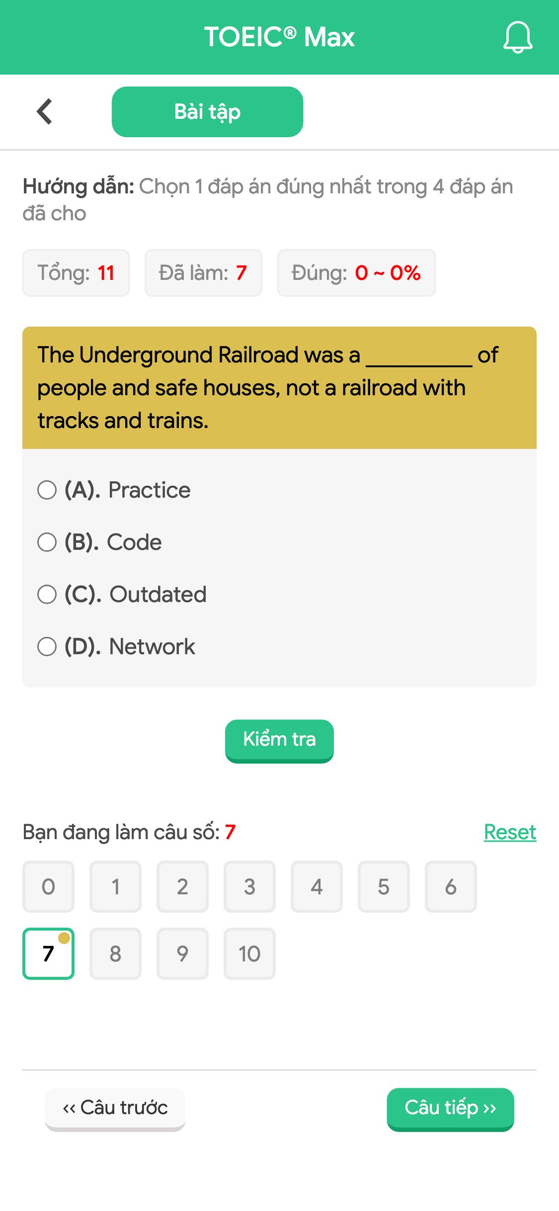 The Underground Railroad was a __________ of people and safe houses, not a railroad with tracks and trains.