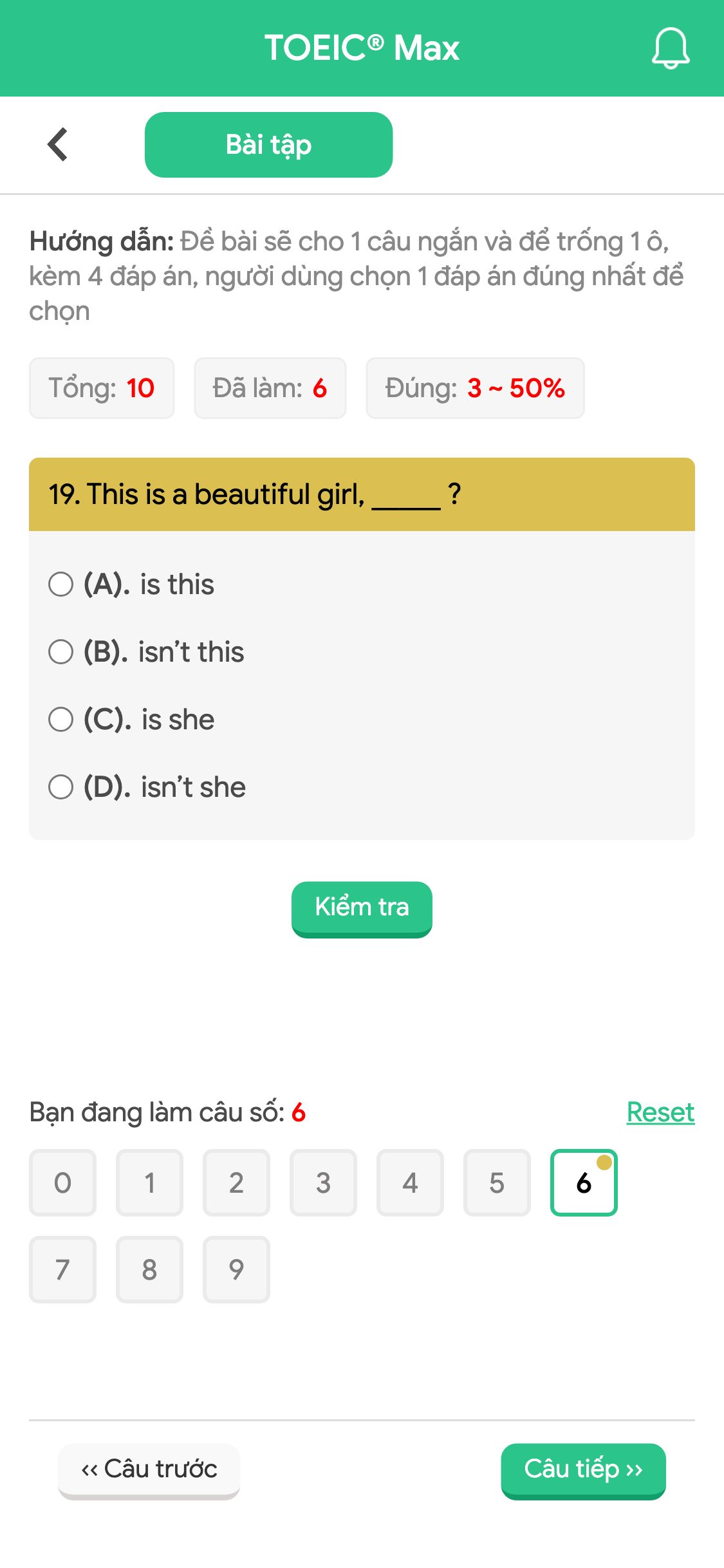 19. This is a beautiful girl, _____ ?