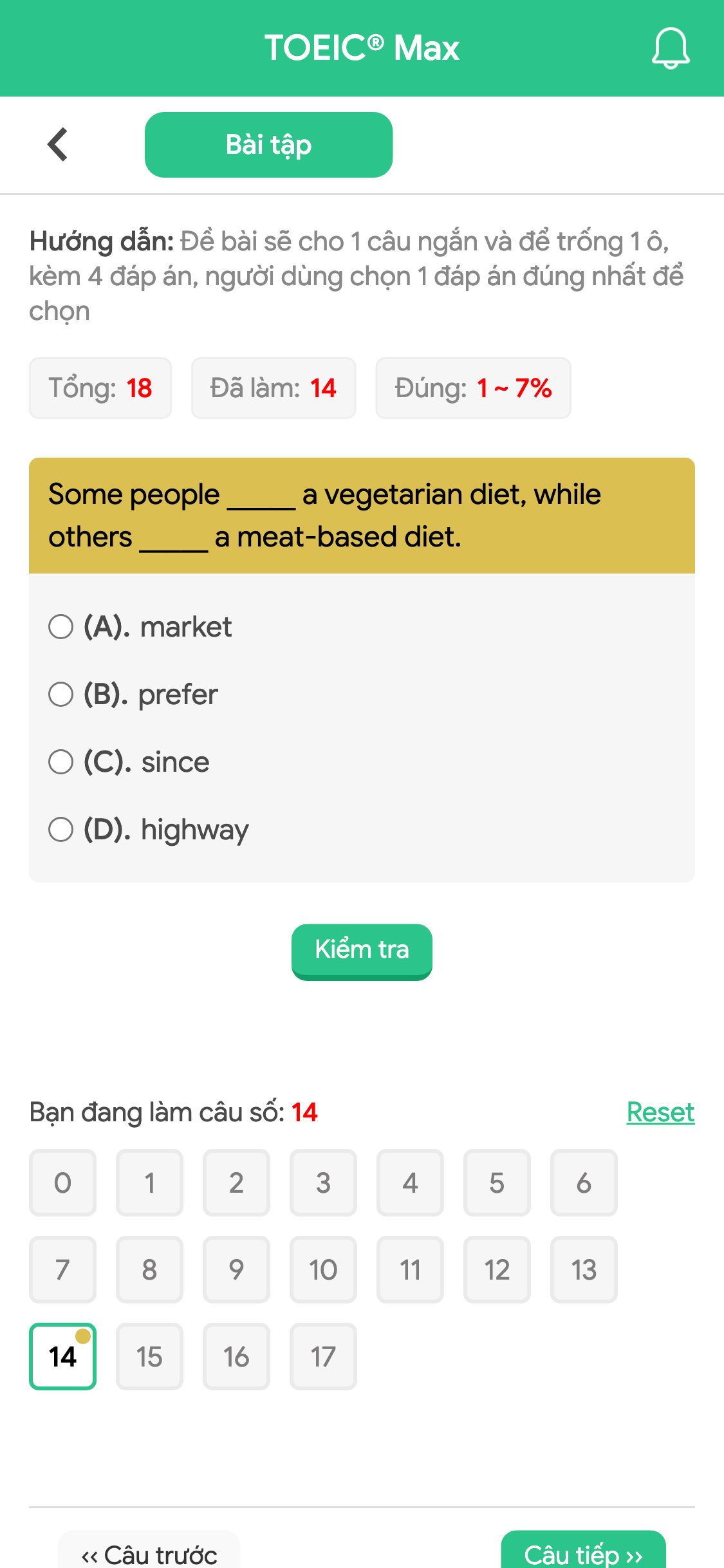 Some people _____ a vegetarian diet, while others _____ a meat-based diet.