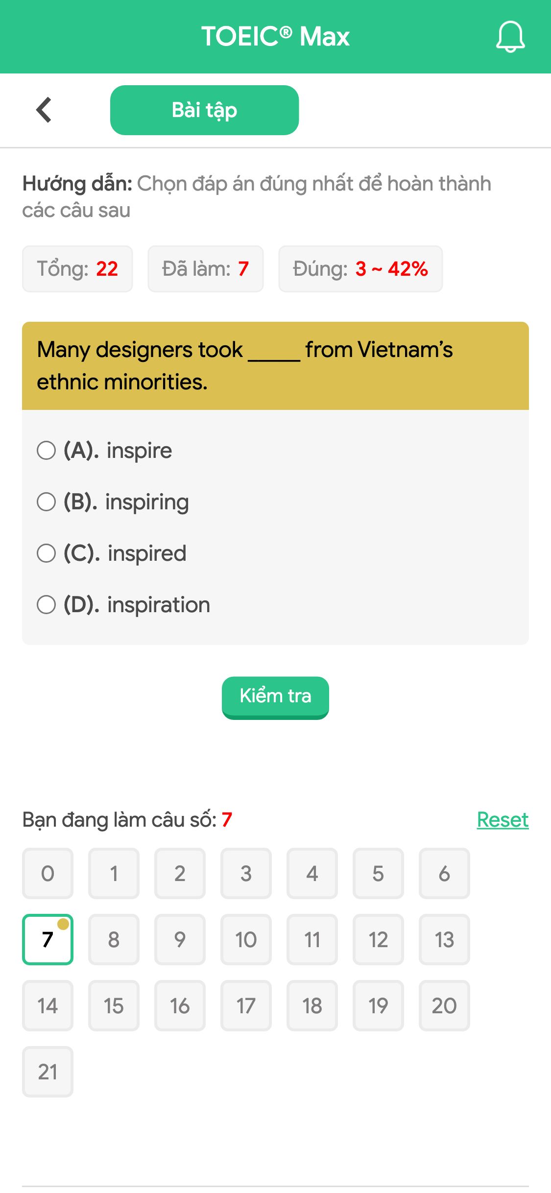 Many designers took _____ from Vietnam’s ethnic minorities.